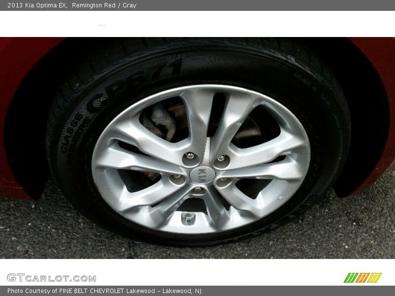 Remington Red / Gray 2013 Kia Optima EX