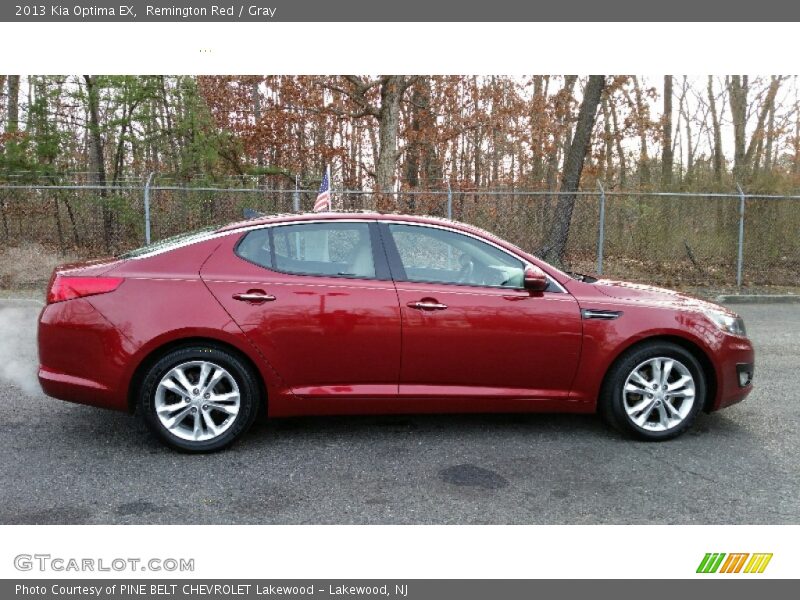 Remington Red / Gray 2013 Kia Optima EX