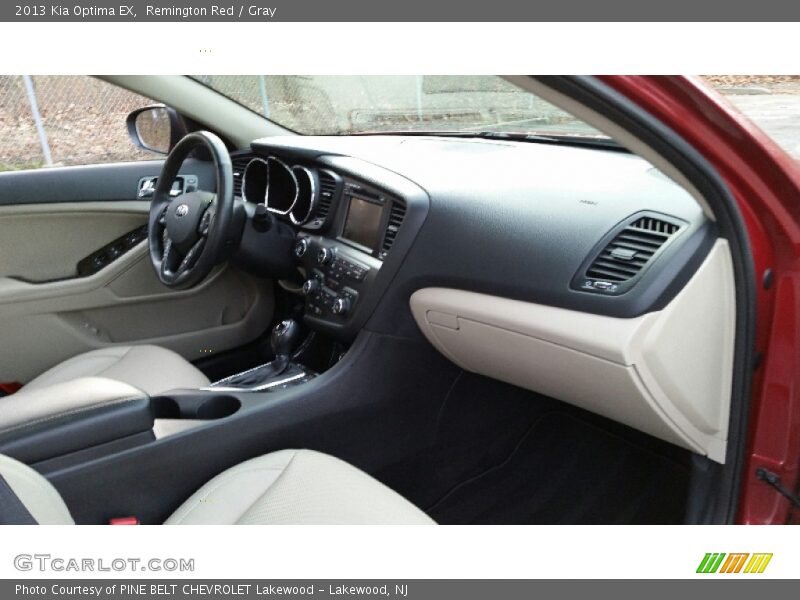 Remington Red / Gray 2013 Kia Optima EX