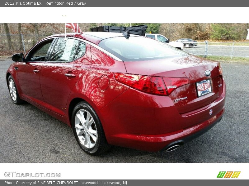 Remington Red / Gray 2013 Kia Optima EX