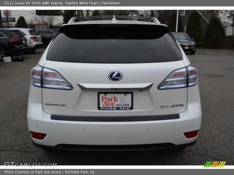 Starfire White Pearl / Parchment 2012 Lexus RX 450h AWD Hybrid