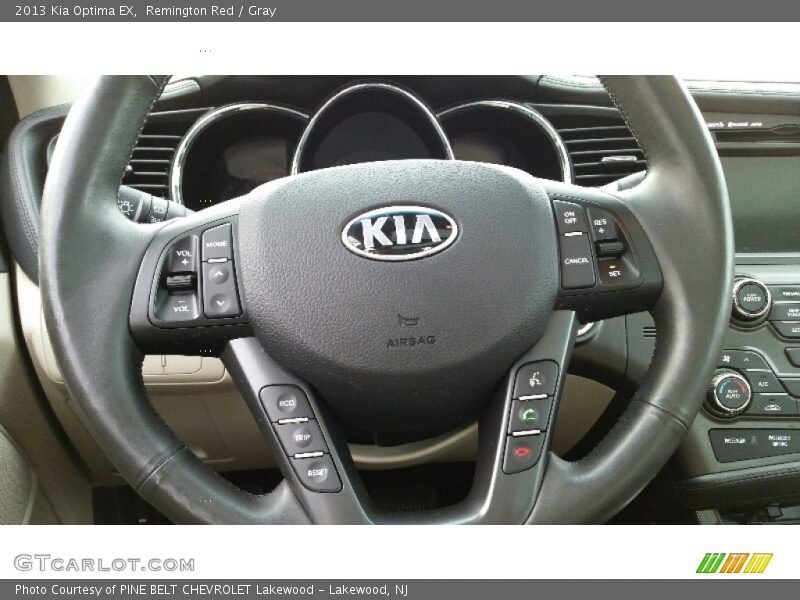 Remington Red / Gray 2013 Kia Optima EX