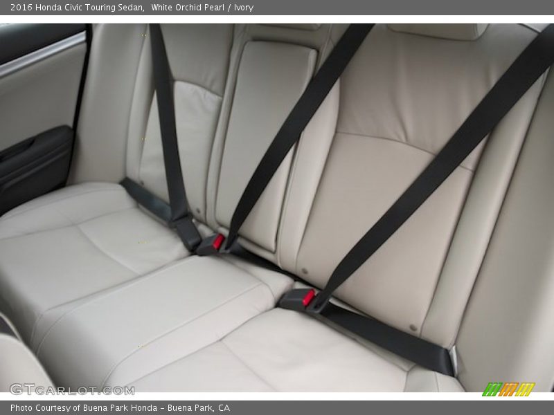 White Orchid Pearl / Ivory 2016 Honda Civic Touring Sedan