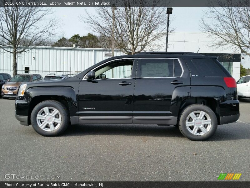 Ebony Twilight Metallic / Jet Black 2016 GMC Terrain SLE