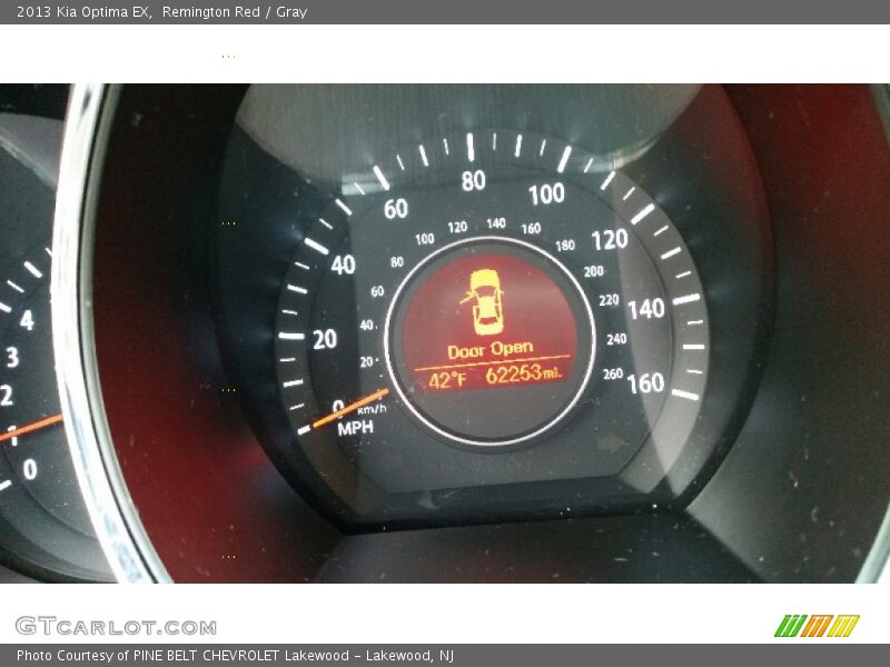 Remington Red / Gray 2013 Kia Optima EX