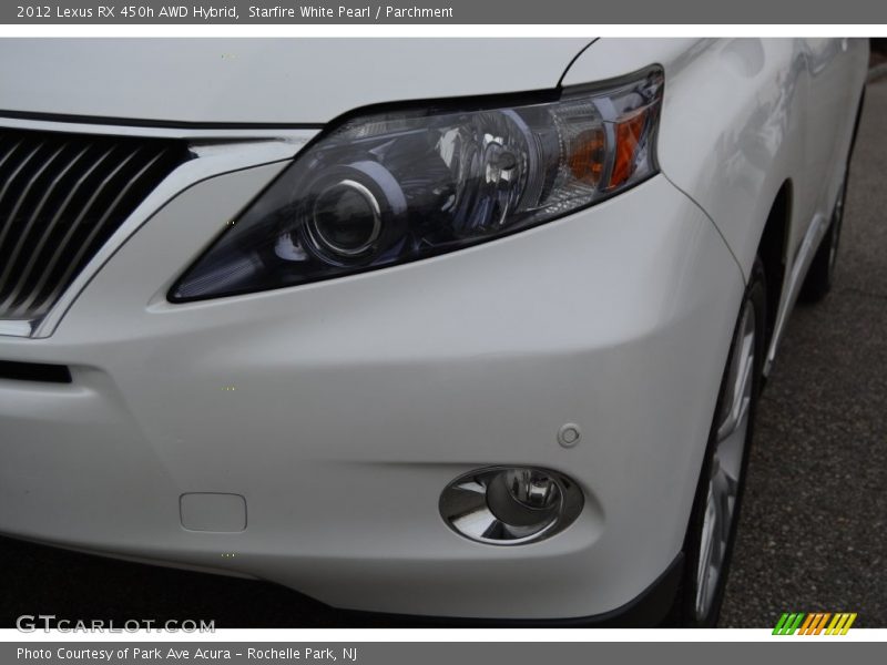 Starfire White Pearl / Parchment 2012 Lexus RX 450h AWD Hybrid