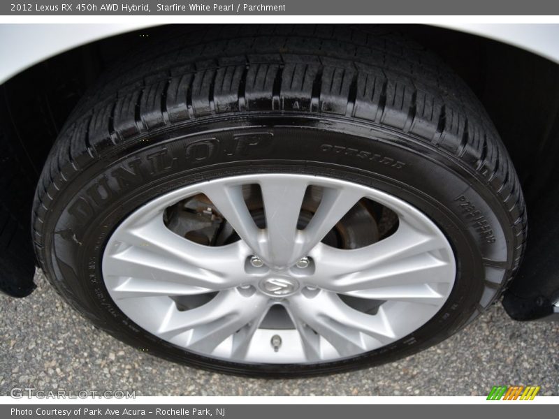 Starfire White Pearl / Parchment 2012 Lexus RX 450h AWD Hybrid