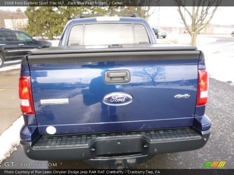 Dark Blue Pearl Metallic / Camel 2008 Ford Explorer Sport Trac XLT