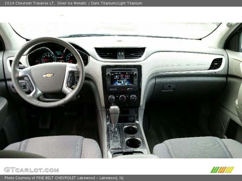 Silver Ice Metallic / Dark Titanium/Light Titanium 2014 Chevrolet Traverse LT