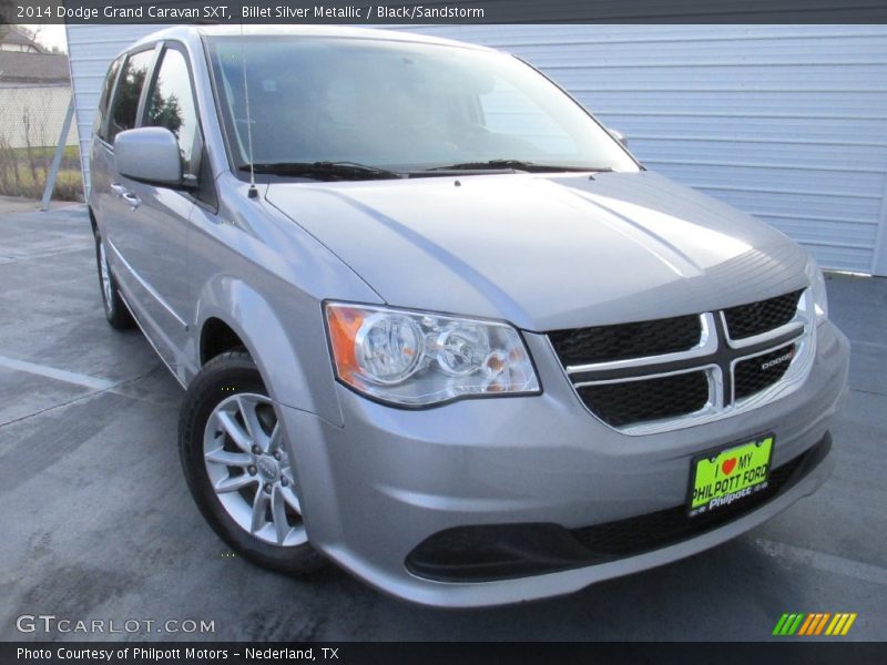 Billet Silver Metallic / Black/Sandstorm 2014 Dodge Grand Caravan SXT
