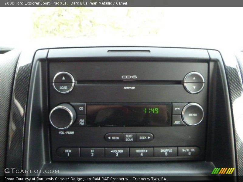 Dark Blue Pearl Metallic / Camel 2008 Ford Explorer Sport Trac XLT