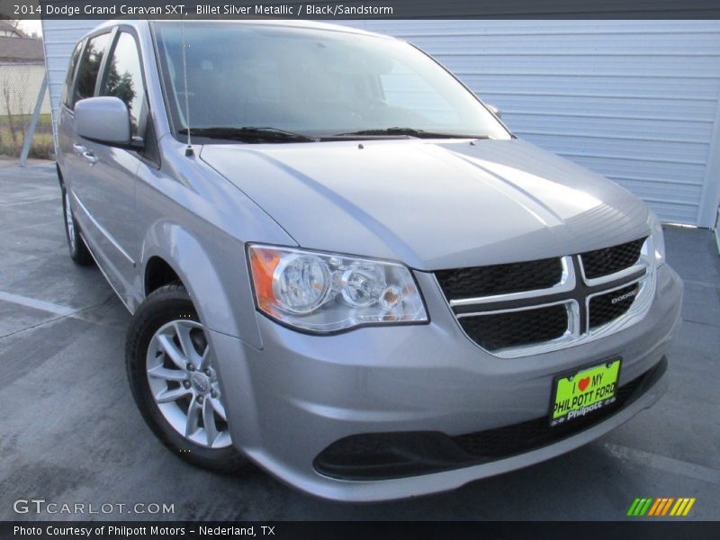 Billet Silver Metallic / Black/Sandstorm 2014 Dodge Grand Caravan SXT