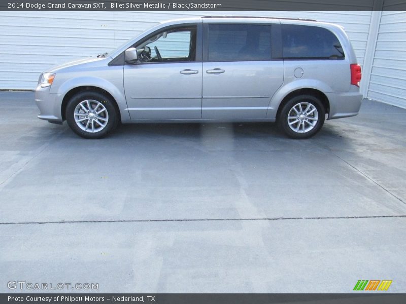 Billet Silver Metallic / Black/Sandstorm 2014 Dodge Grand Caravan SXT