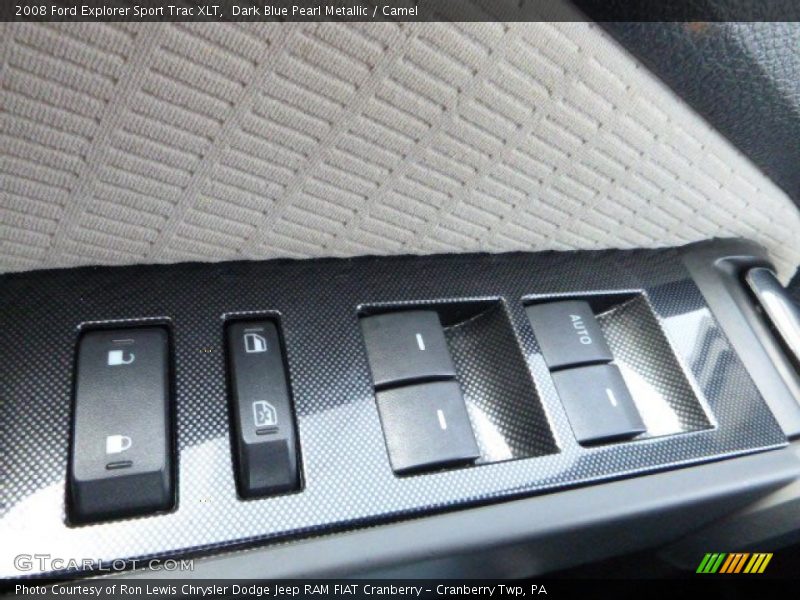 Dark Blue Pearl Metallic / Camel 2008 Ford Explorer Sport Trac XLT