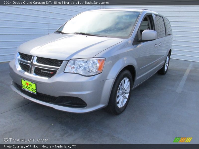 Billet Silver Metallic / Black/Sandstorm 2014 Dodge Grand Caravan SXT