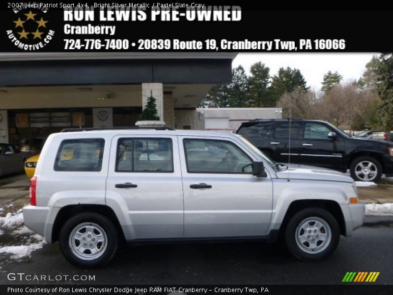 Bright Silver Metallic / Pastel Slate Gray 2007 Jeep Patriot Sport 4x4