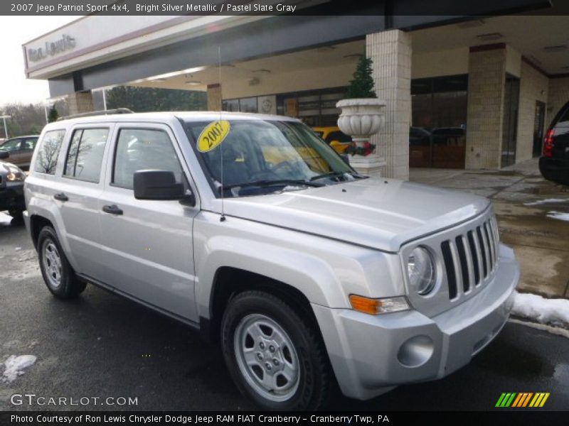 Bright Silver Metallic / Pastel Slate Gray 2007 Jeep Patriot Sport 4x4