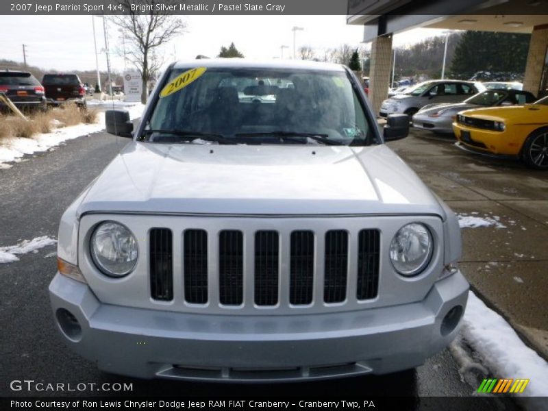 Bright Silver Metallic / Pastel Slate Gray 2007 Jeep Patriot Sport 4x4