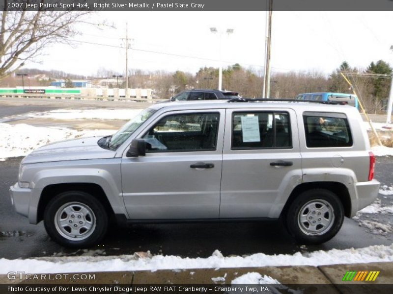 Bright Silver Metallic / Pastel Slate Gray 2007 Jeep Patriot Sport 4x4