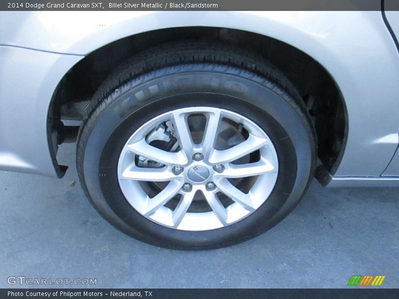 Billet Silver Metallic / Black/Sandstorm 2014 Dodge Grand Caravan SXT