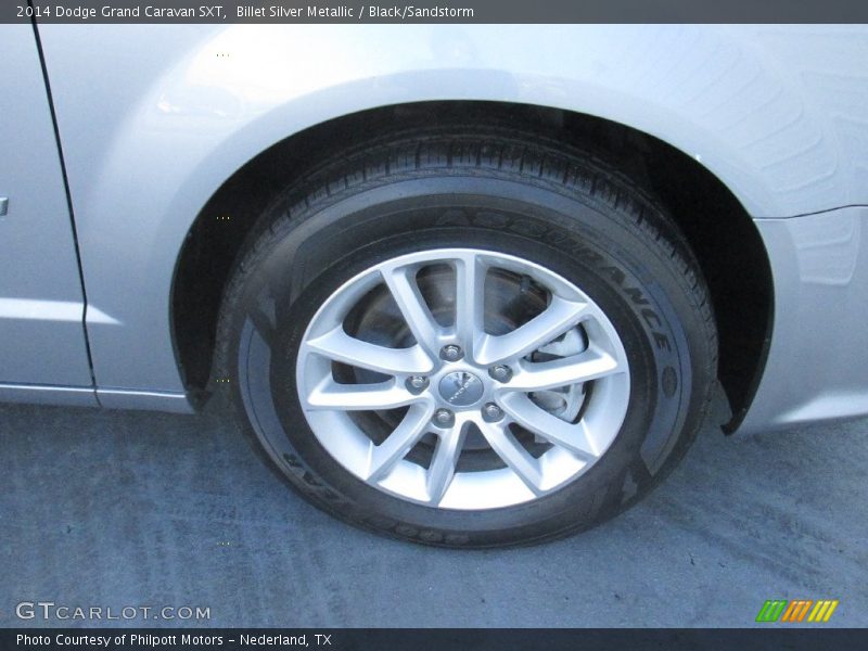 Billet Silver Metallic / Black/Sandstorm 2014 Dodge Grand Caravan SXT