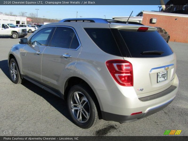 Champagne Silver Metallic / Jet Black 2016 Chevrolet Equinox LTZ