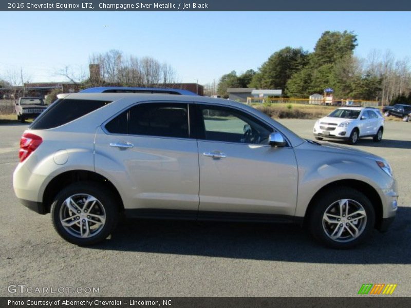 Champagne Silver Metallic / Jet Black 2016 Chevrolet Equinox LTZ