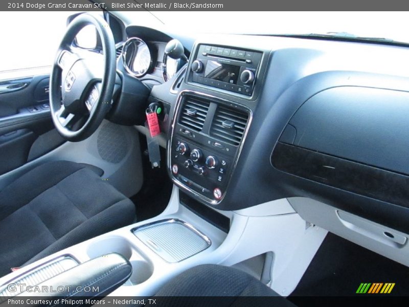 Billet Silver Metallic / Black/Sandstorm 2014 Dodge Grand Caravan SXT