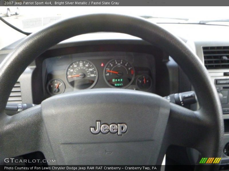 Bright Silver Metallic / Pastel Slate Gray 2007 Jeep Patriot Sport 4x4