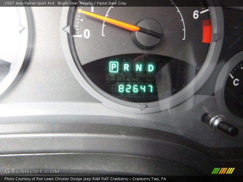 Bright Silver Metallic / Pastel Slate Gray 2007 Jeep Patriot Sport 4x4