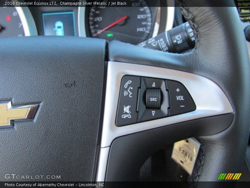 Champagne Silver Metallic / Jet Black 2016 Chevrolet Equinox LTZ