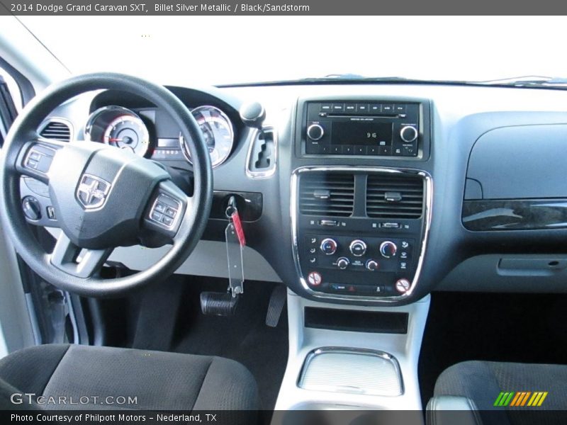 Billet Silver Metallic / Black/Sandstorm 2014 Dodge Grand Caravan SXT