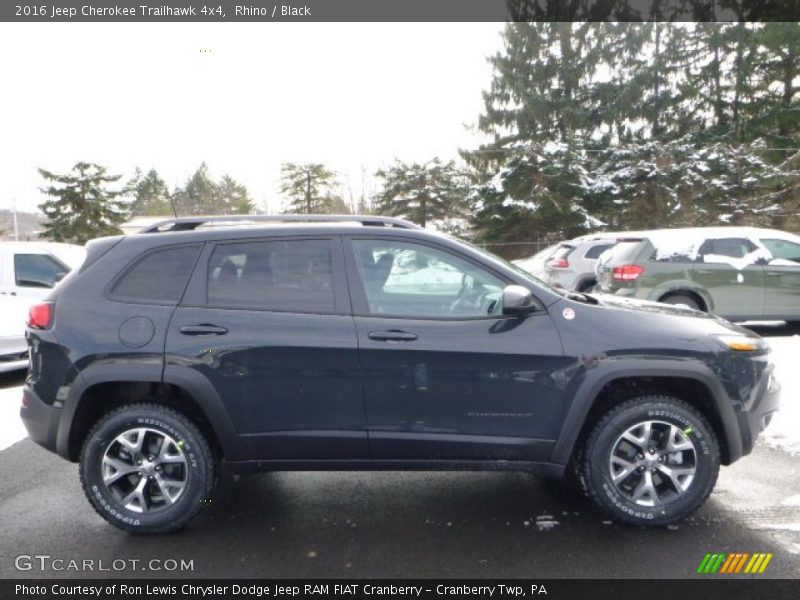 Rhino / Black 2016 Jeep Cherokee Trailhawk 4x4