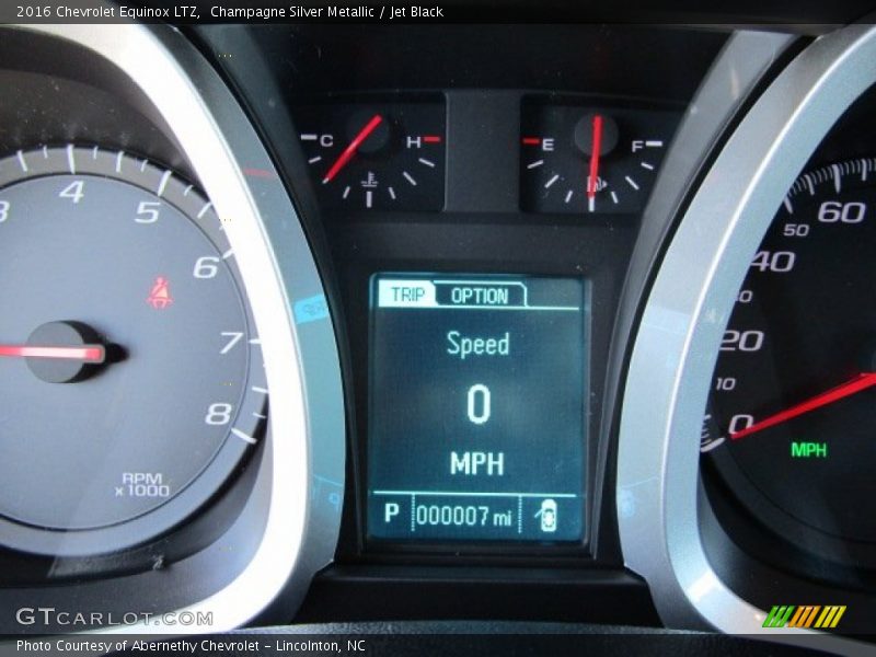 Champagne Silver Metallic / Jet Black 2016 Chevrolet Equinox LTZ