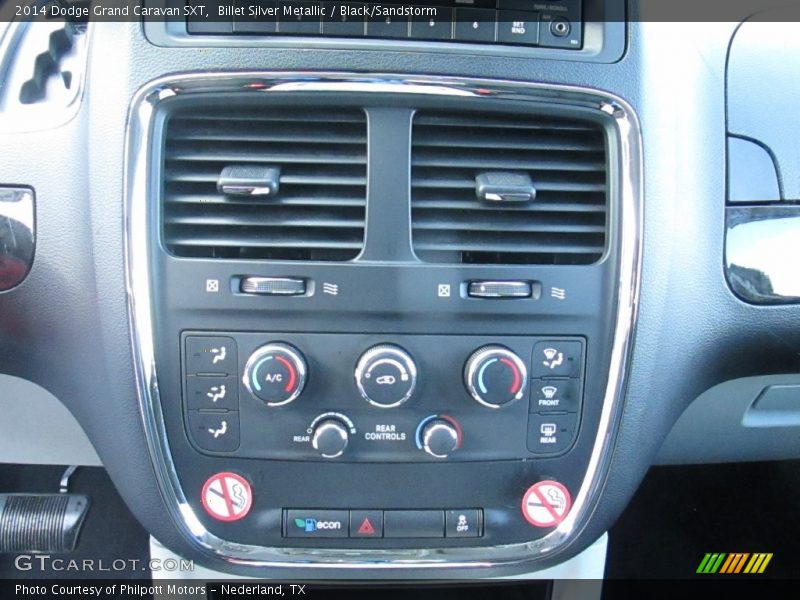 Billet Silver Metallic / Black/Sandstorm 2014 Dodge Grand Caravan SXT