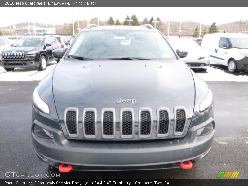 Rhino / Black 2016 Jeep Cherokee Trailhawk 4x4