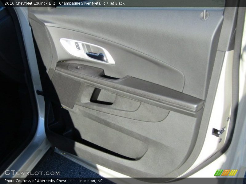 Champagne Silver Metallic / Jet Black 2016 Chevrolet Equinox LTZ