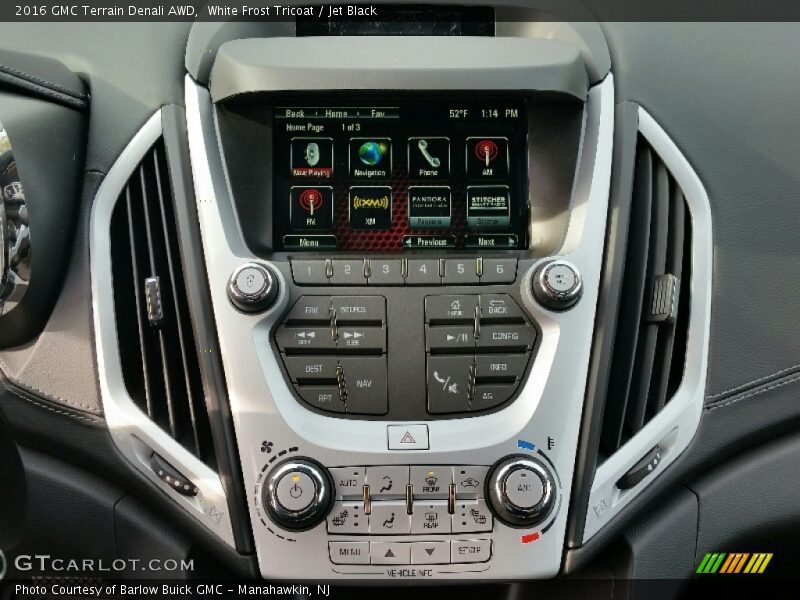 Controls of 2016 Terrain Denali AWD