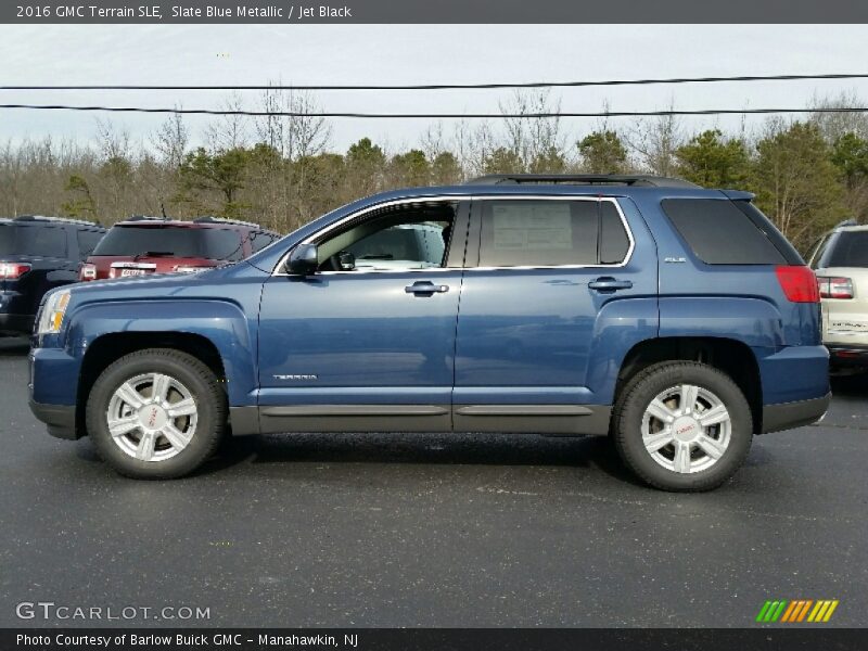 Slate Blue Metallic / Jet Black 2016 GMC Terrain SLE