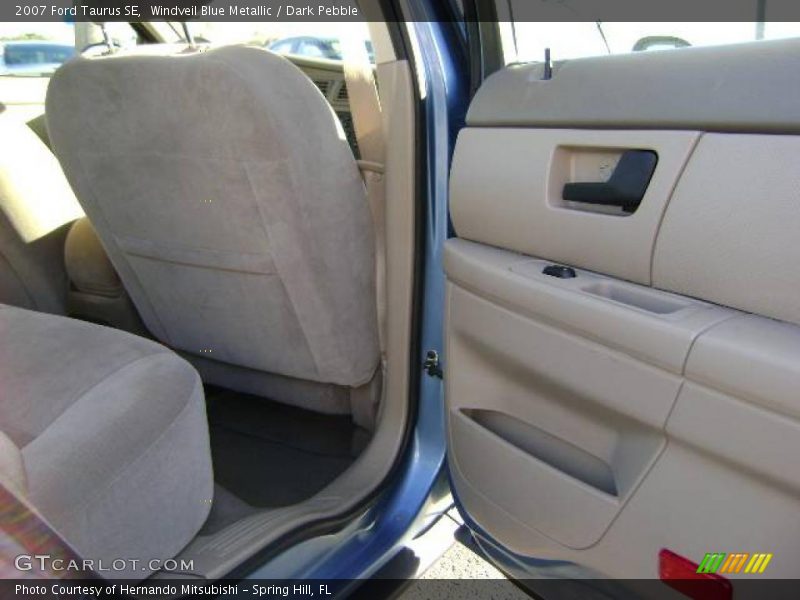 Windveil Blue Metallic / Dark Pebble 2007 Ford Taurus SE