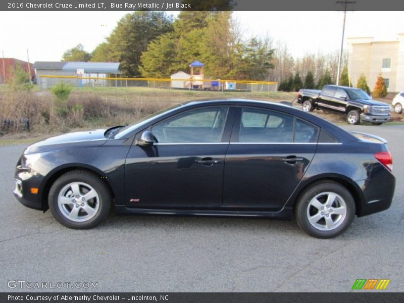 Blue Ray Metallic / Jet Black 2016 Chevrolet Cruze Limited LT