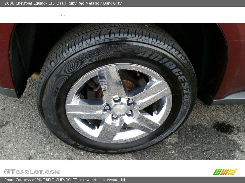 Deep Ruby Red Metallic / Dark Gray 2008 Chevrolet Equinox LT