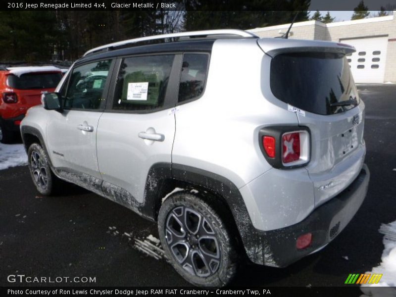 Glacier Metallic / Black 2016 Jeep Renegade Limited 4x4