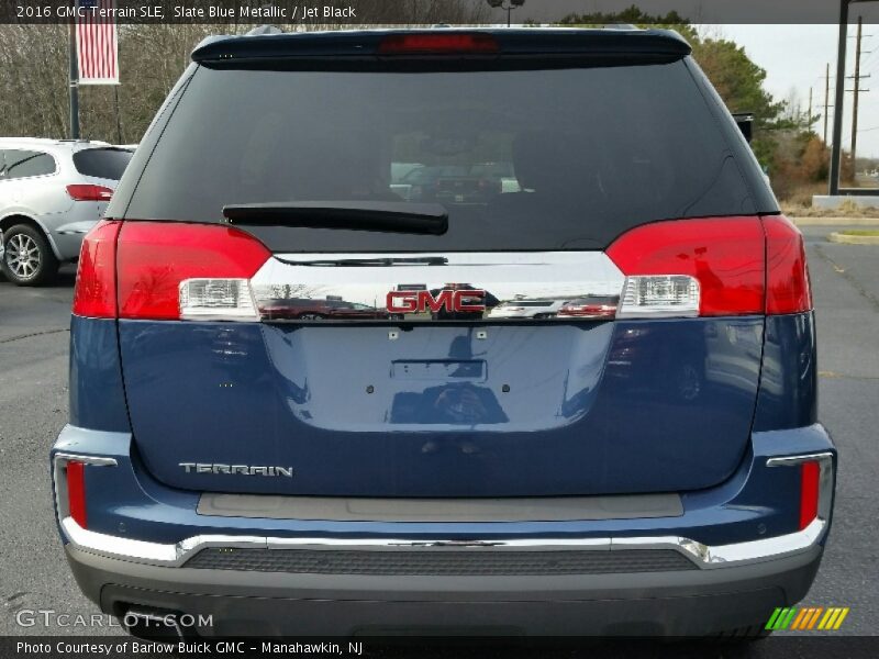 Slate Blue Metallic / Jet Black 2016 GMC Terrain SLE