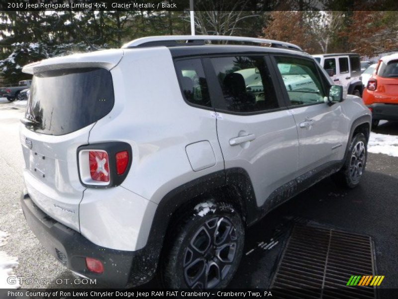 Glacier Metallic / Black 2016 Jeep Renegade Limited 4x4