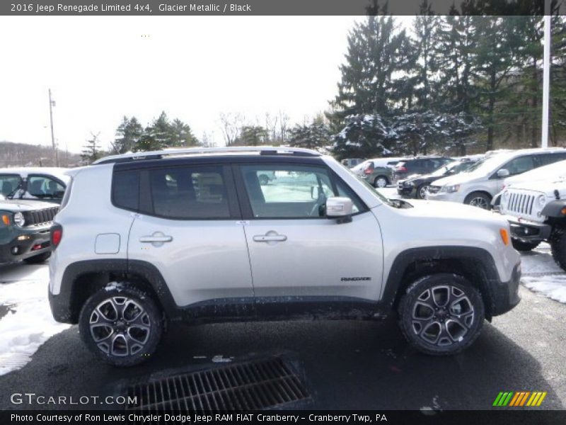 Glacier Metallic / Black 2016 Jeep Renegade Limited 4x4