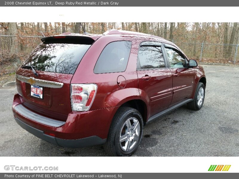 Deep Ruby Red Metallic / Dark Gray 2008 Chevrolet Equinox LT