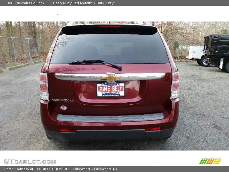 Deep Ruby Red Metallic / Dark Gray 2008 Chevrolet Equinox LT