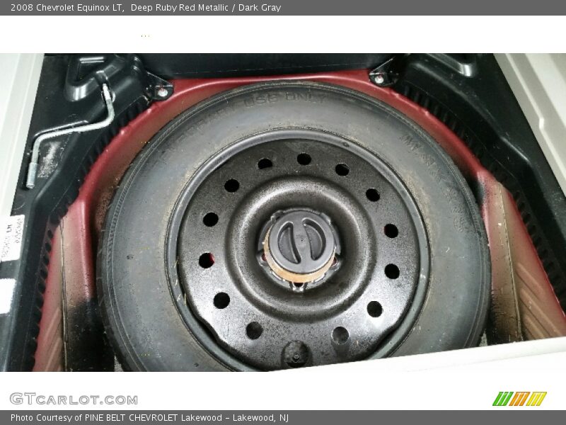 Deep Ruby Red Metallic / Dark Gray 2008 Chevrolet Equinox LT