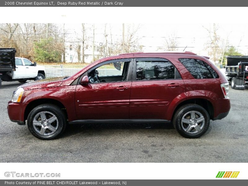 Deep Ruby Red Metallic / Dark Gray 2008 Chevrolet Equinox LT